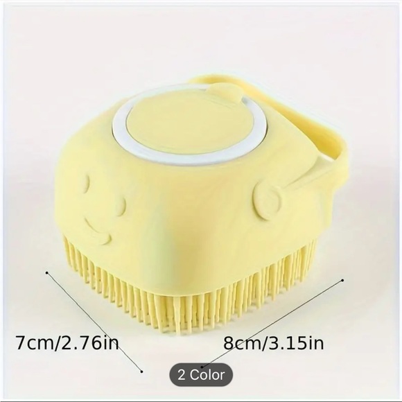 2-in-1 Silicone Pet Grooming and Massage Brush for Dogs & Cats - Picture 3 of 5